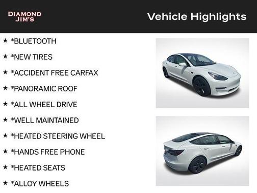 Pearl White Multi-Coat 2023 Tesla Model 3 Long Range