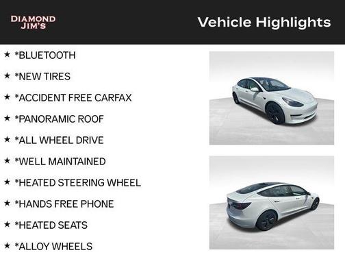 Pearl White Multi-Coat 2023 Tesla Model 3 Long Range