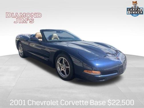 Dark Sapphire Metallic 2001 Chevrolet Corvette Base