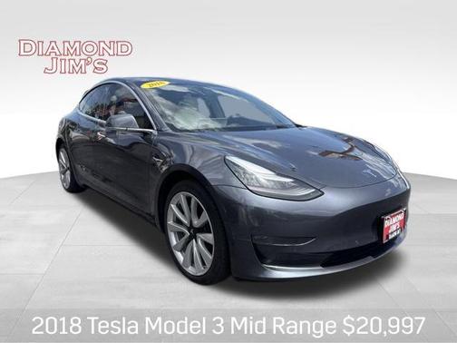 Gray 2018 Tesla Model 3 Mid Range