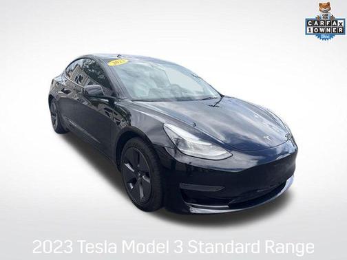 Solid Black 2023 Tesla Model 3 Standard Range