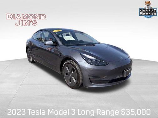Midnight Silver Metallic 2023 Tesla Model 3 Long Range