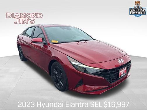 Scarlet Red Pearl 2023 Hyundai ELANTRA SEL