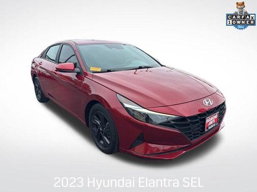 Scarlet Red Pearl 2023 Hyundai ELANTRA SEL