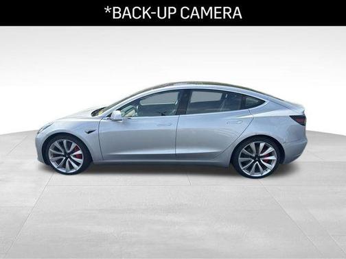 Silver Metallic 2018 Tesla Model 3 Performance