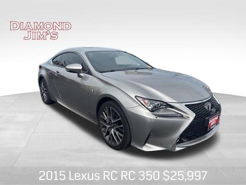 Silver 2015 Lexus RC 350 Base