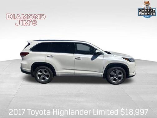 Blizzard Pearl 2017 Toyota Highlander Limited