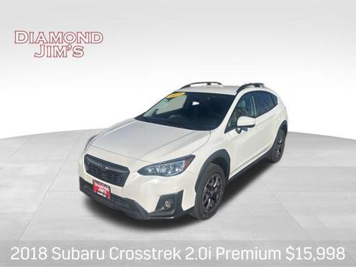 Crystal White Pearl 2018 Subaru Crosstrek 2.0i Premium