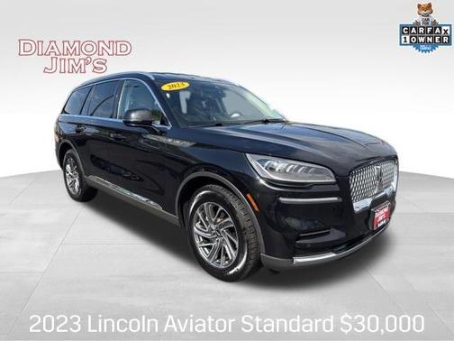 Black Metallic 2023 Lincoln Aviator Standard AWD