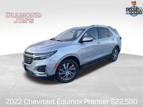 Silver Ice Metallic 2022 Chevrolet Equinox Premier w/1LZ