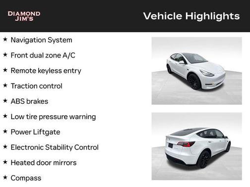 White 2020 Tesla Model Y Long Range