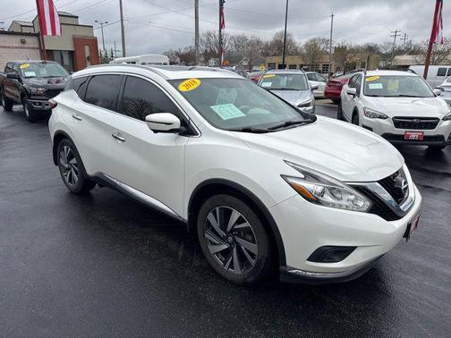 Pearl White 2018 Nissan Murano Platinum