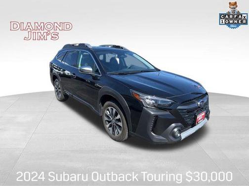 Crystal Black Silica 2024 Subaru Outback Touring