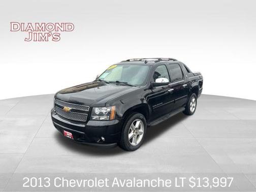 Black 2013 Chevrolet Avalanche LT