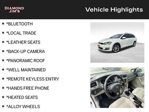 2015 Volkswagen Golf SportWagen TDI SE 4-Door