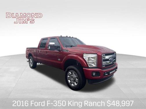 Ruby Red Metallic 2016 Ford F-350 King Ranch