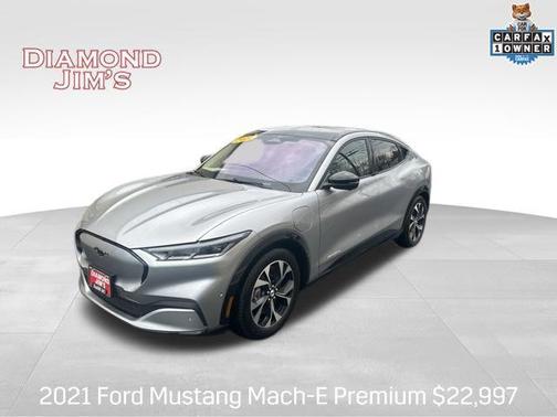 Iconic Silver Metallic 2021 Ford Mustang Mach-E Premium