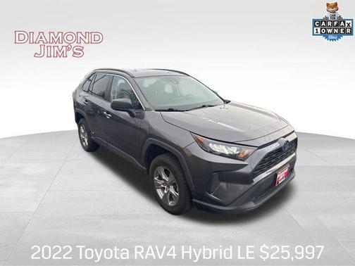 Magnetic Gray Metallic 2022 Toyota RAV4 Hybrid LE