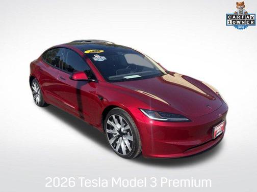 Ultra Red 2026 Tesla Model 3 Standard Range