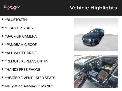 2017 Mercedes-Benz E-Class 4MATIC