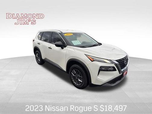 Glacier White 2023 Nissan Rogue S