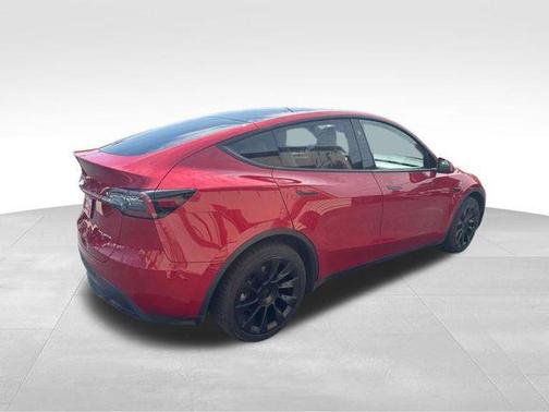 Red Multi-Coat 2023 Tesla Model Y Long Range Dual Motor All-Wheel Drive