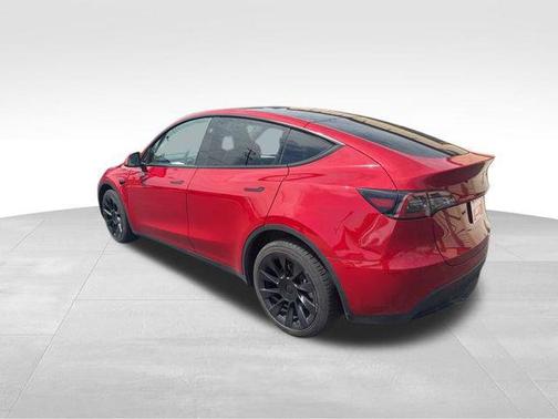 Red Multi-Coat 2023 Tesla Model Y Long Range Dual Motor All-Wheel Drive