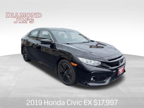 Crystal Black Pearl 2019 Honda Civic EX