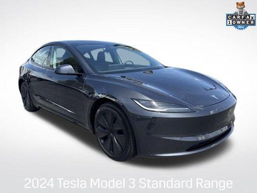 Stealth Grey 2024 Tesla Model 3 Long Range