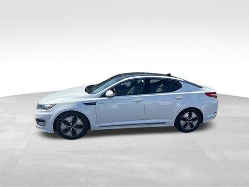 Snow White Pearl 2013 Kia Optima Hybrid EX