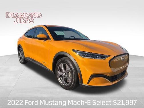 Cyber Orange Metallic Tricoat 2022 Ford Mustang Mach-E Select