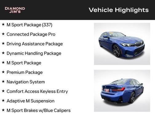 Blue Metallic 2023 BMW 330 i xDrive