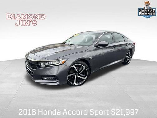 Modern Steel Metallic 2018 Honda Accord Sport 2.0T
