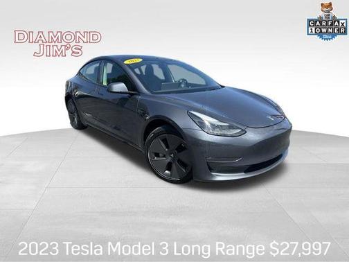 Midnight Silver Metallic 2023 Tesla Model 3 Long Range