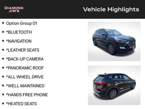 Black Noir Pearl 2019 Hyundai TUCSON Ultimate