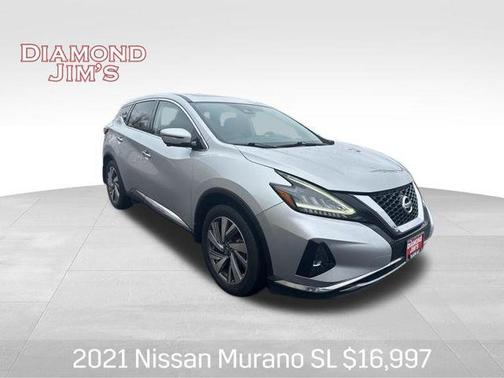 Brilliant Silver Metallic 2021 Nissan Murano SL FWD