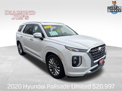 Hyper White 2020 Hyundai PALISADE Limited