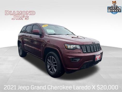 Velvet Red Pearlcoat 2021 Jeep Grand Cherokee Laredo