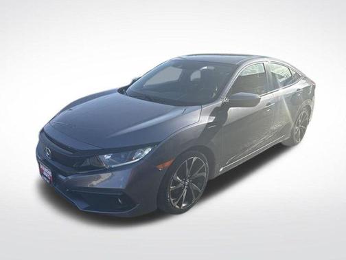 Modern Steel Metallic 2021 Honda Civic Sport