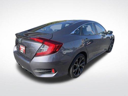 Modern Steel Metallic 2021 Honda Civic Sport