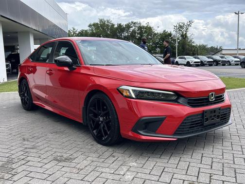 Red 2022 Honda Civic Sport