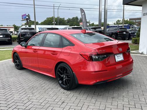 Red 2022 Honda Civic Sport