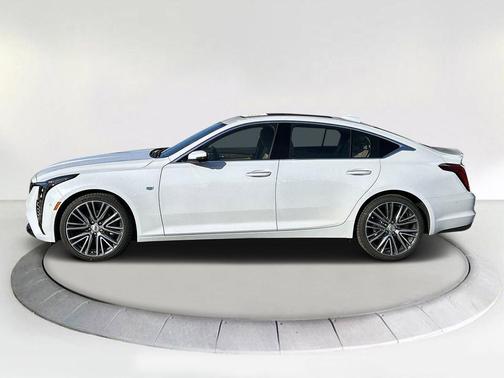 Vibrant White Tricoat 2026 Cadillac CT5 Premium Luxury