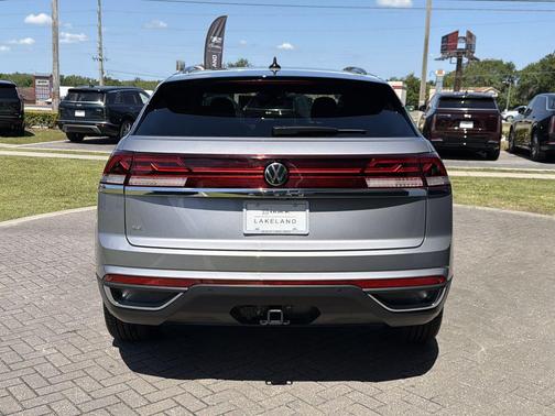 Silver 2025 Volkswagen Atlas Cross Sport 2.0T SE w/Technology