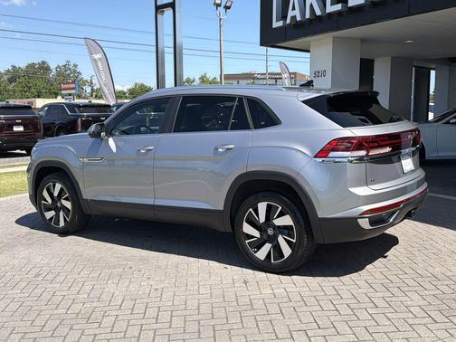 Silver 2025 Volkswagen Atlas Cross Sport 2.0T SE w/Technology