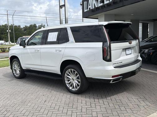 Crystal White 2023 Cadillac Escalade Premium Luxury