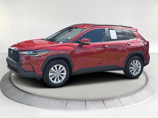 Barcelona Red Metallic 2023 Toyota Corolla Cross LE
