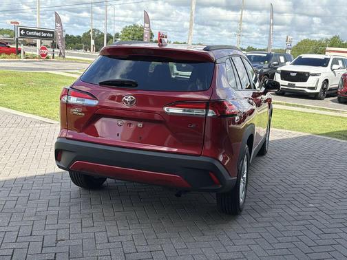 Barcelona Red Metallic 2023 Toyota Corolla Cross LE