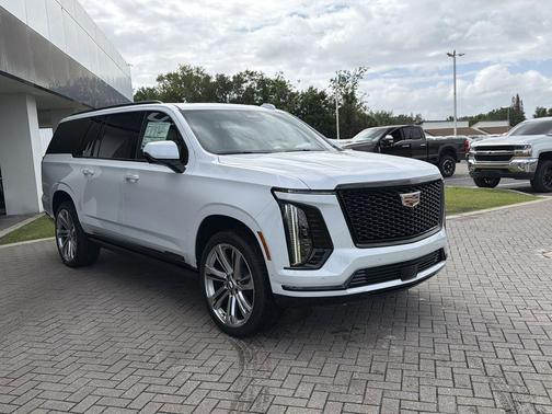 White 2026 Cadillac Escalade ESV Sport