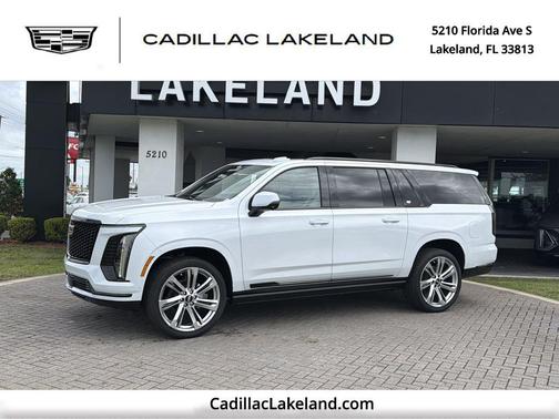 White 2026 Cadillac Escalade ESV Sport